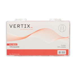 Unhas Tips Vertix Pro Nails Square 500 unidades